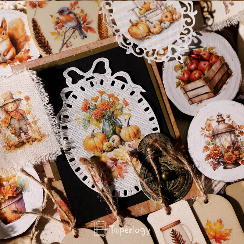 Toli Rustic Fall Rub-on Stickers