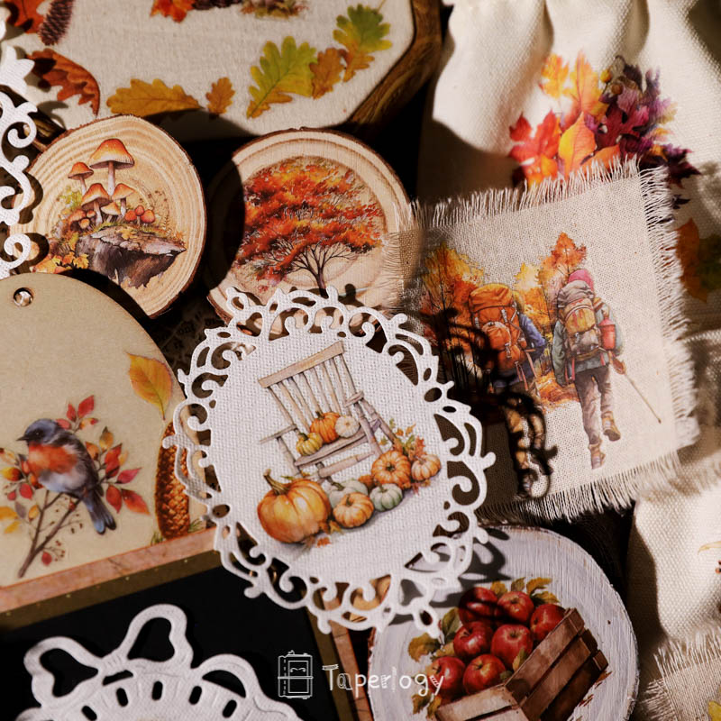 Toli Rustic Fall Rub-on Stickers