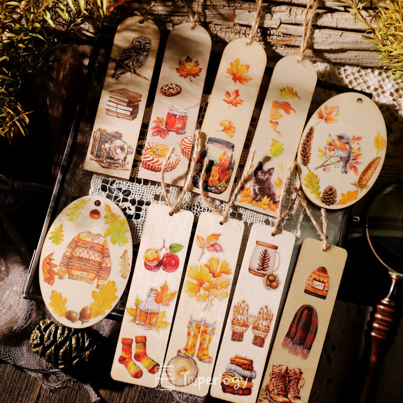 Toli Rustic Fall Rub-on Stickers