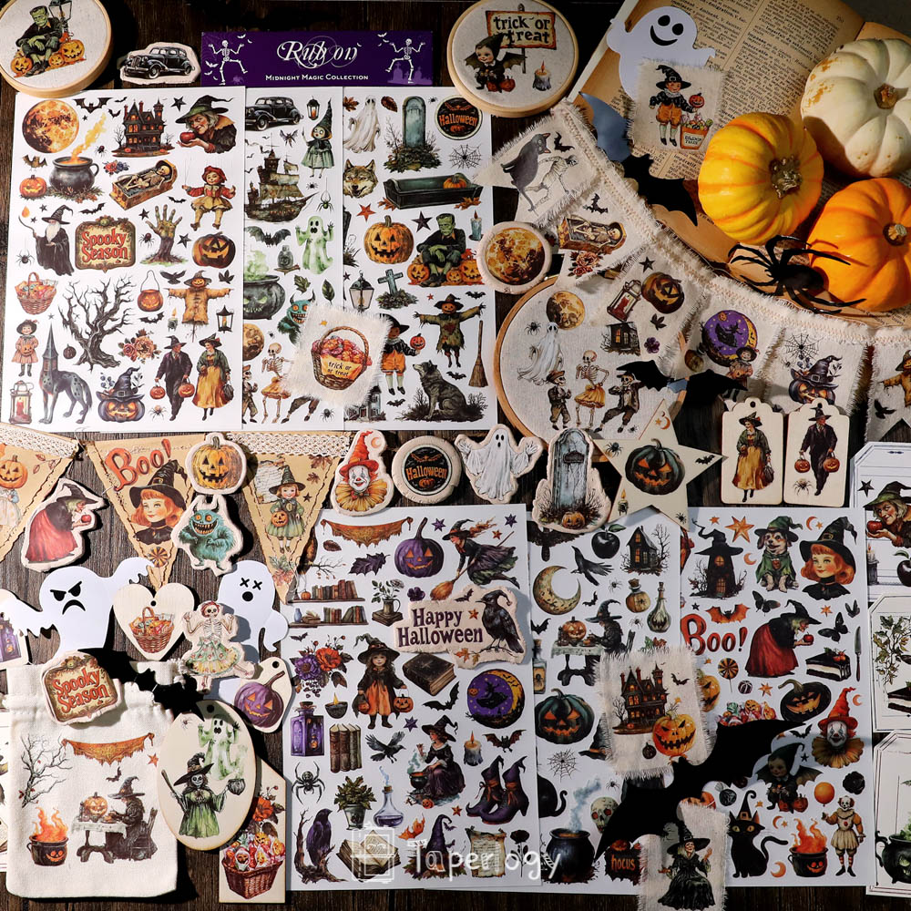 Poli Midnight Magic Rub-on Stickers