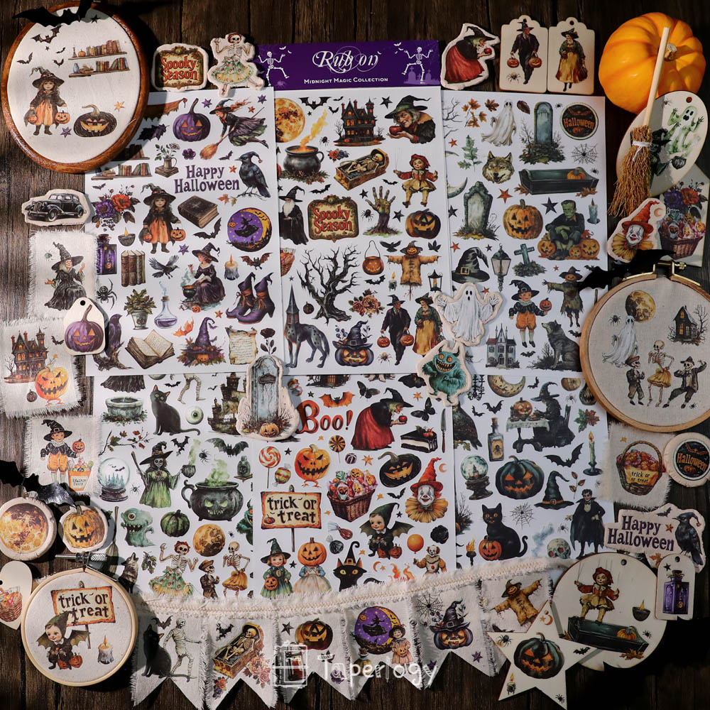 Poli Midnight Magic Rub-on Stickers