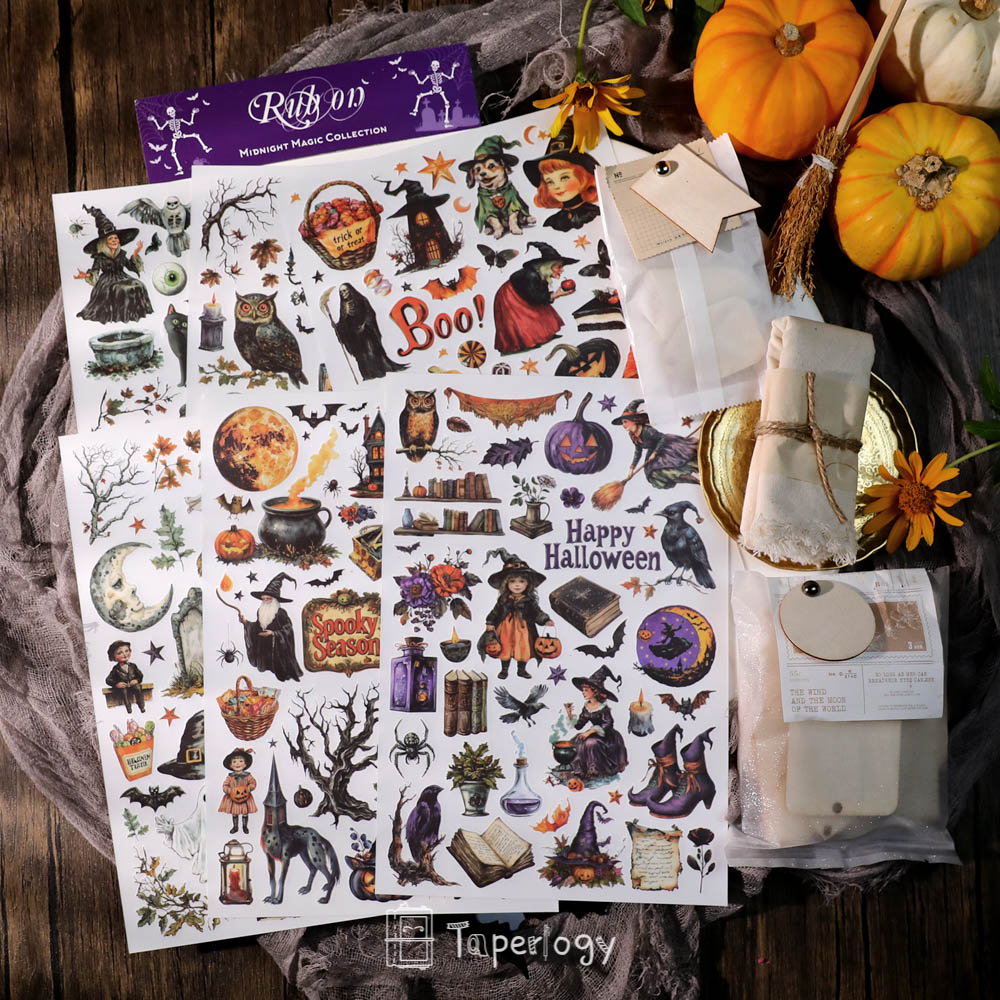 Poli Midnight Magic Rub-on Stickers