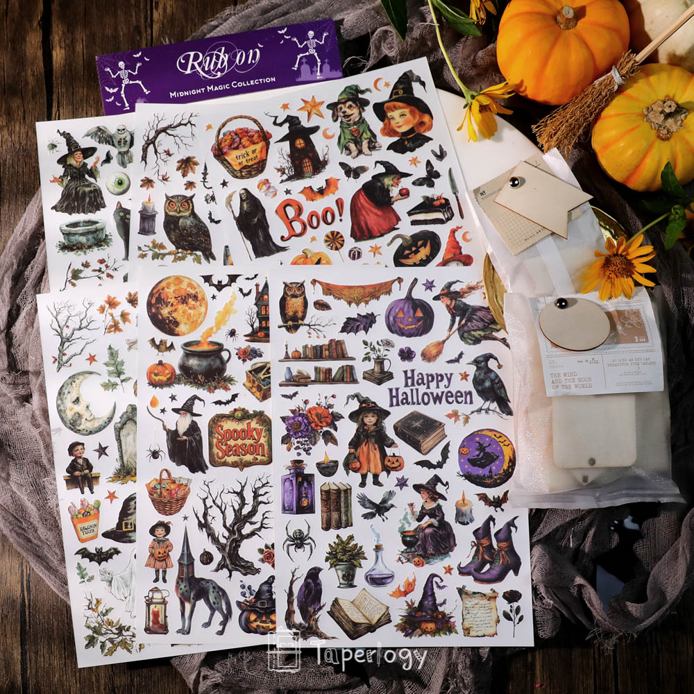 Poli Midnight Magic Rub-on Stickers