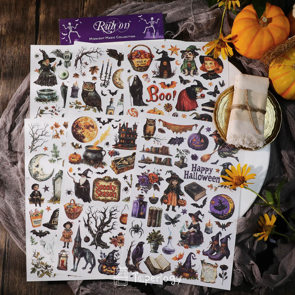 Poli Midnight Magic Rub-on Stickers