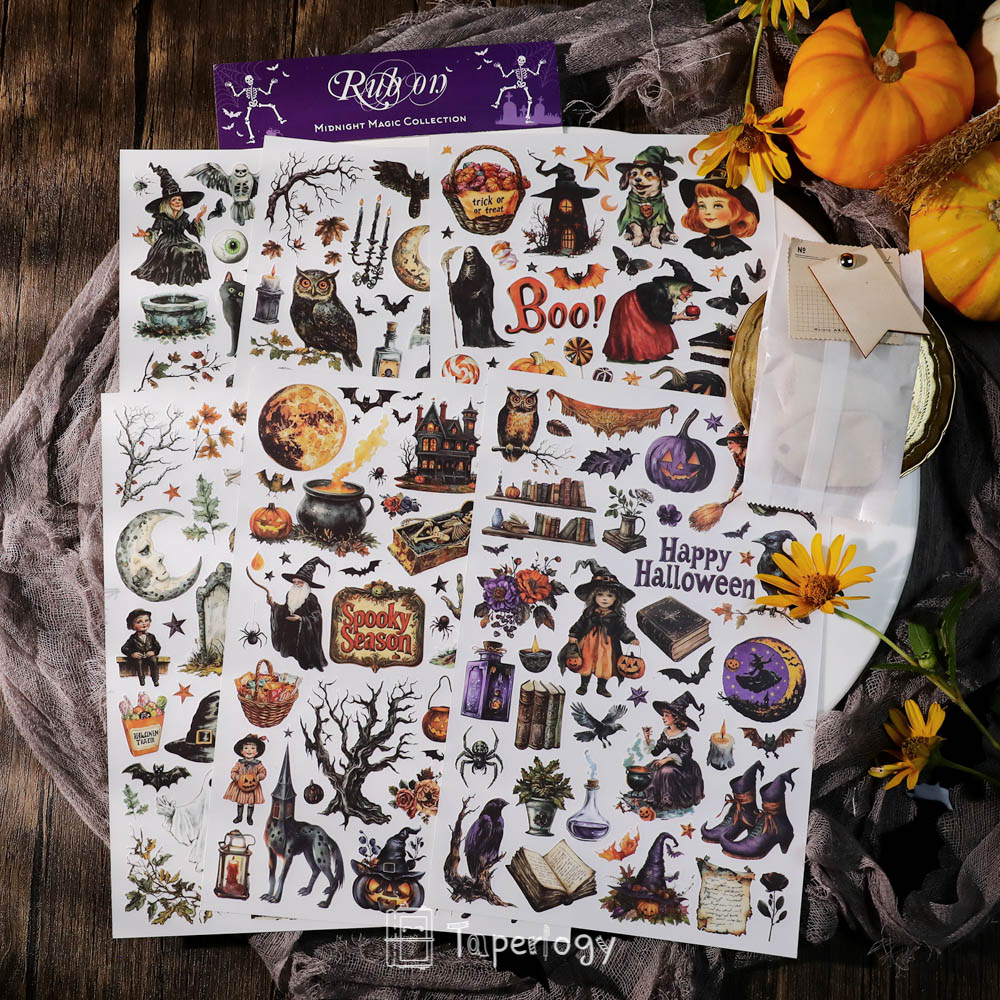 Poli Midnight Magic Rub-on Stickers