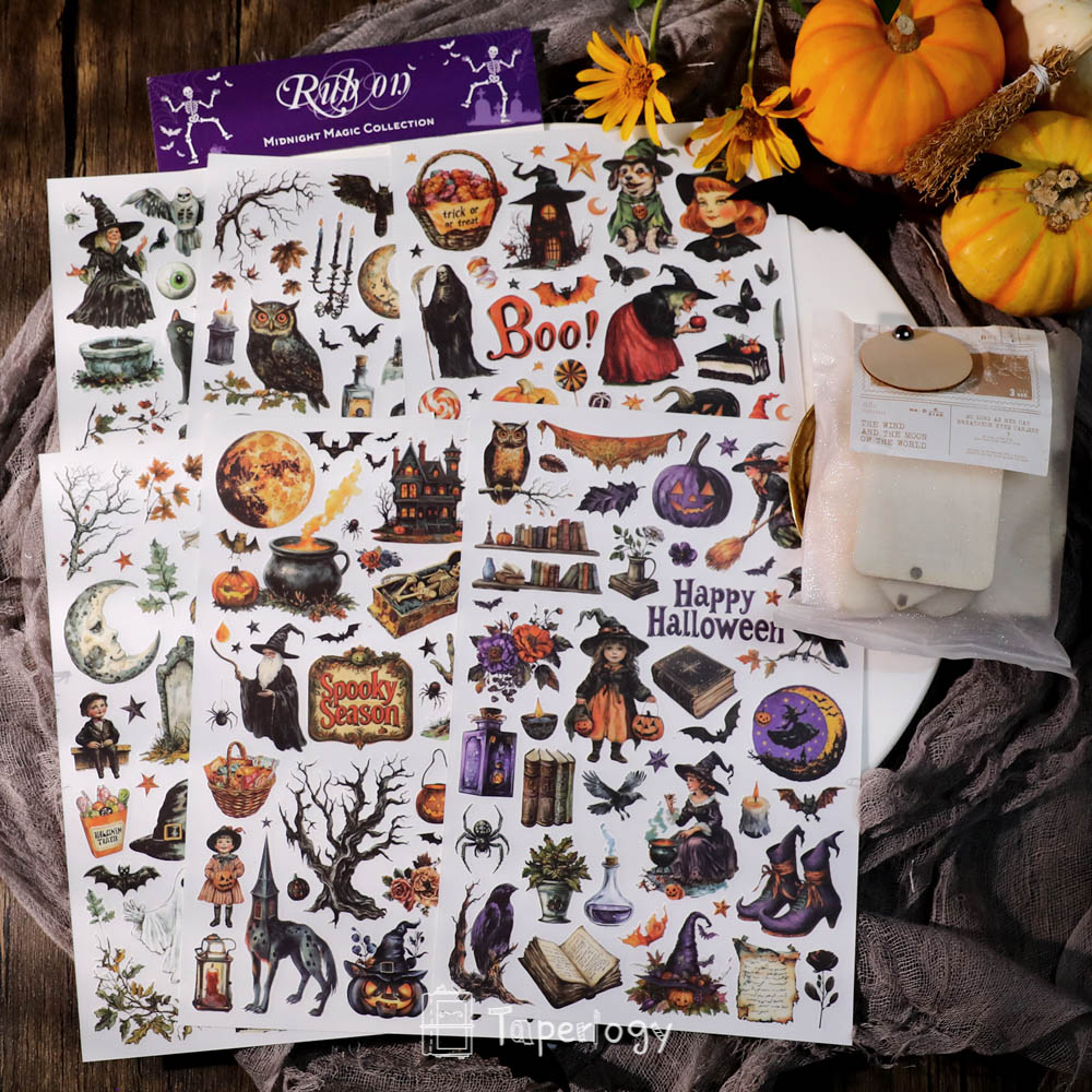 Poli Midnight Magic Rub-on Stickers