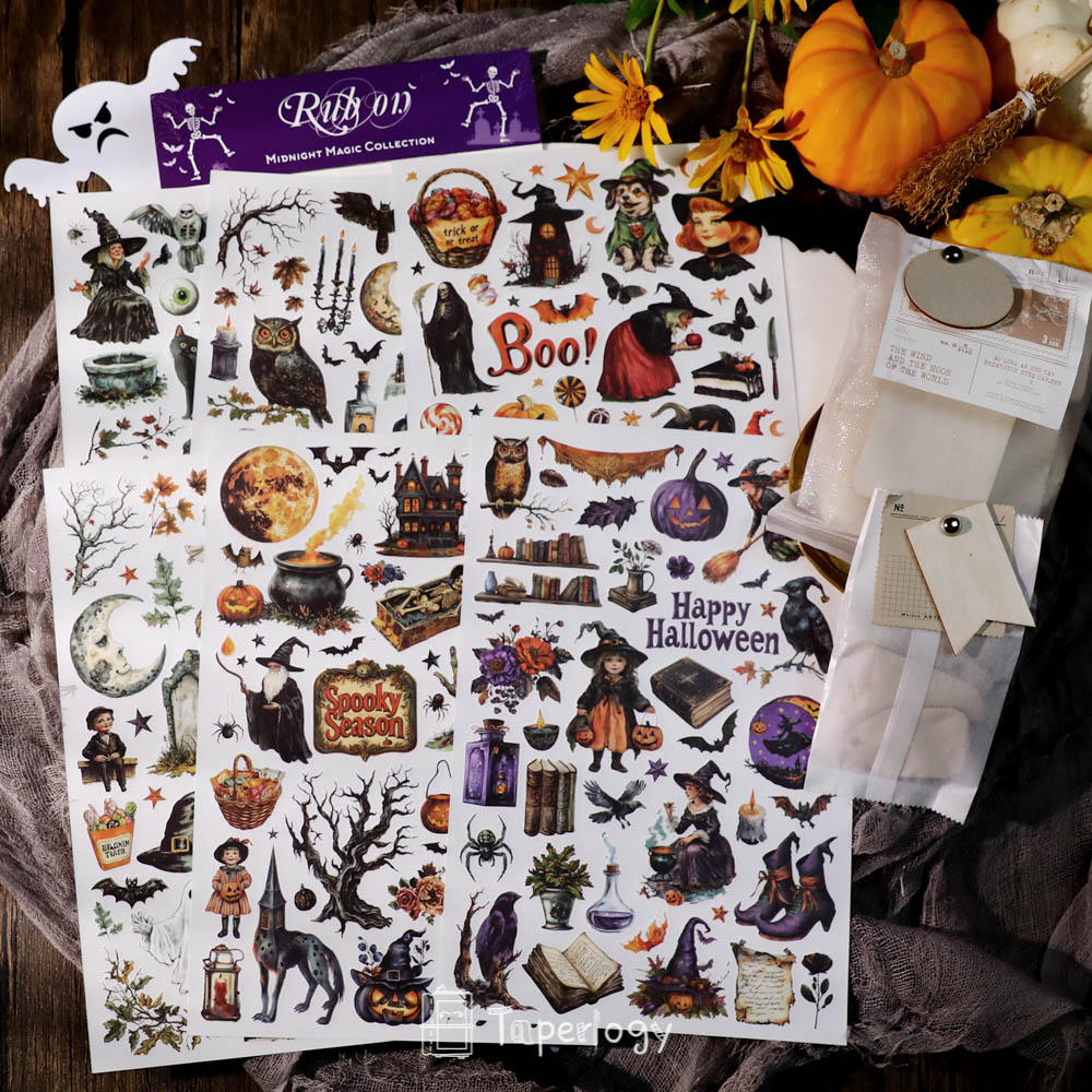 Poli Midnight Magic Rub-on Stickers