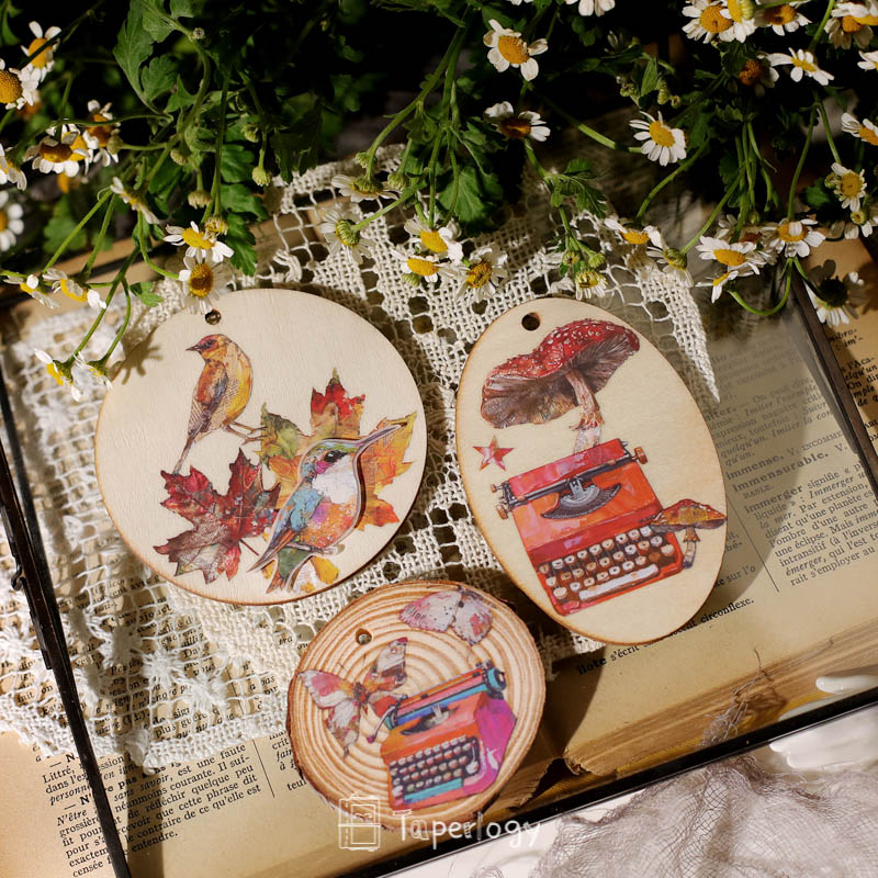 Yomu Whimsical Autumn Rub-on Stickers