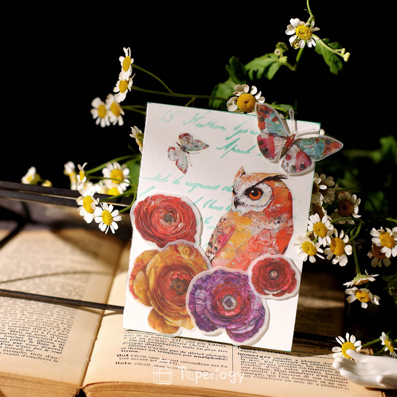 Yomu Whimsical Autumn Rub-on Stickers