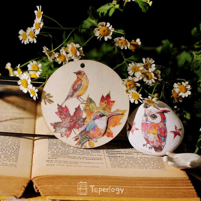 Yomu Whimsical Autumn Rub-on Stickers
