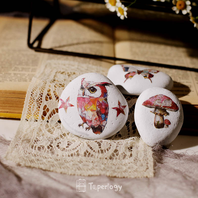 Yomu Whimsical Autumn Rub-on Stickers