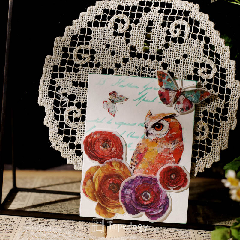 Yomu Whimsical Autumn Rub-on Stickers