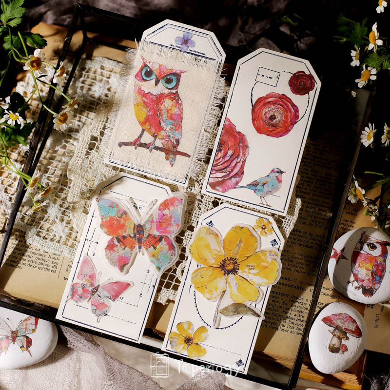 Yomu Whimsical Autumn Rub-on Stickers