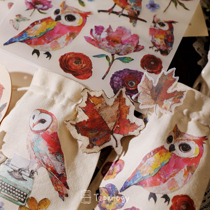 Yomu Whimsical Autumn Rub-on Stickers