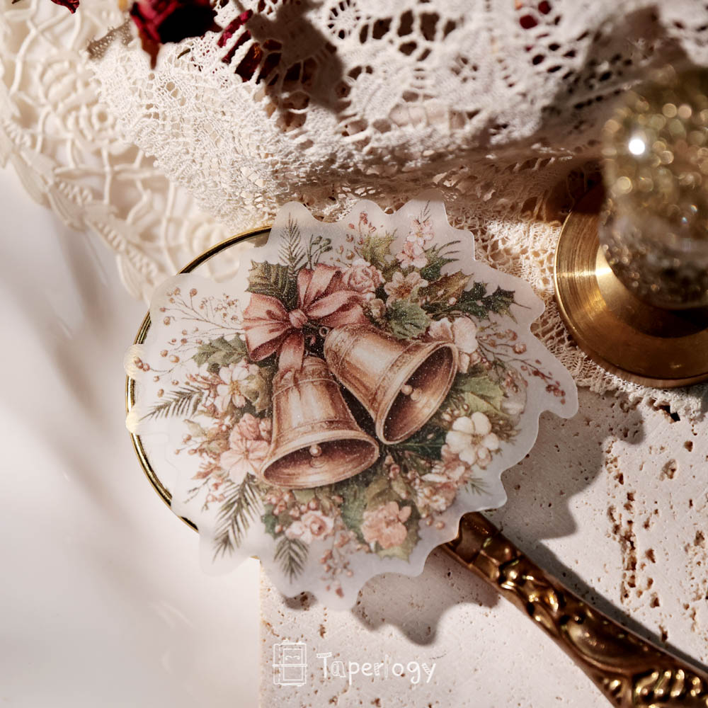 Pilo Rosy Christmas Vellum Stickers