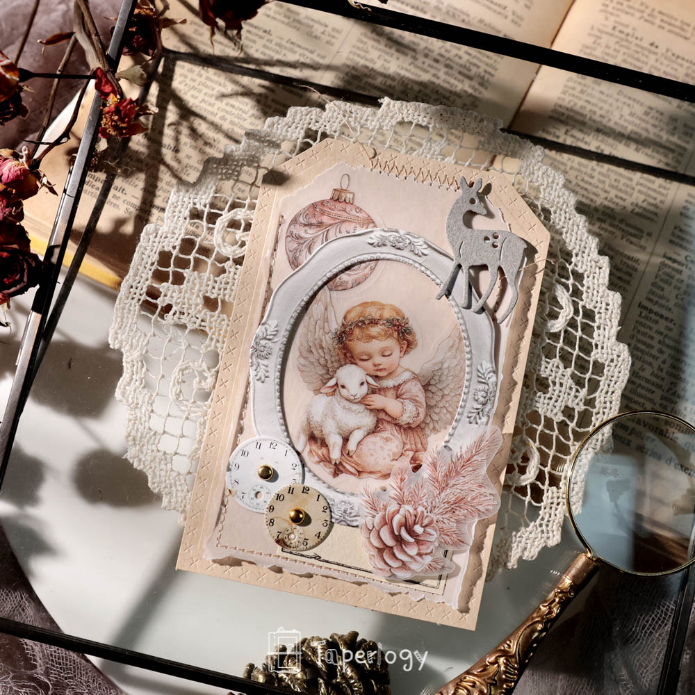 Pilo Rosy Christmas Vellum Stickers