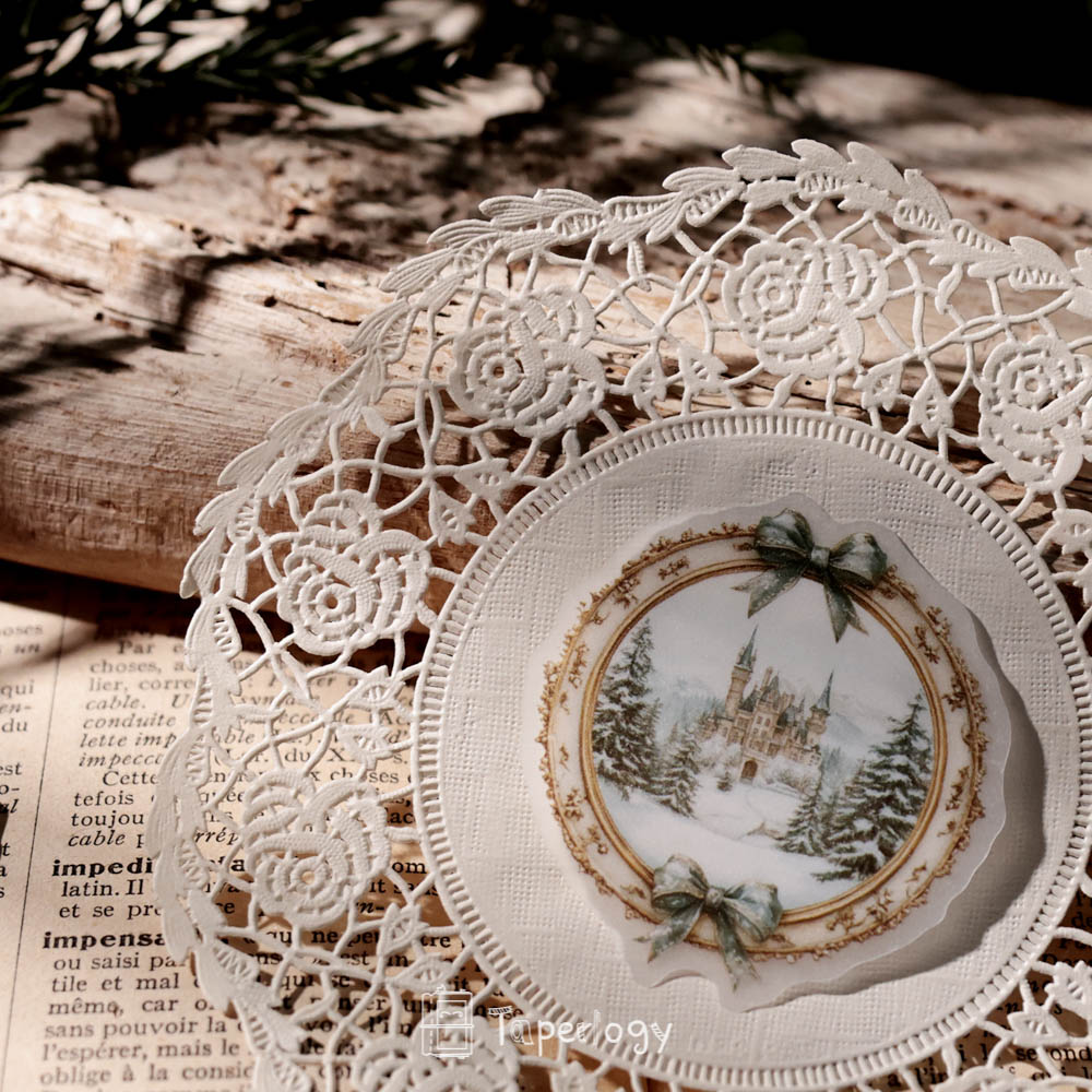 Jilo Gold Christmas Vellum Stickers