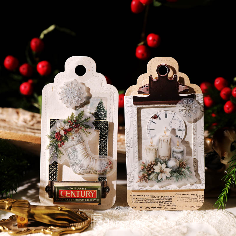 Bilo White Christmas Vellum Stickers
