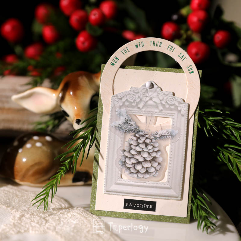 Bilo White Christmas Vellum Stickers