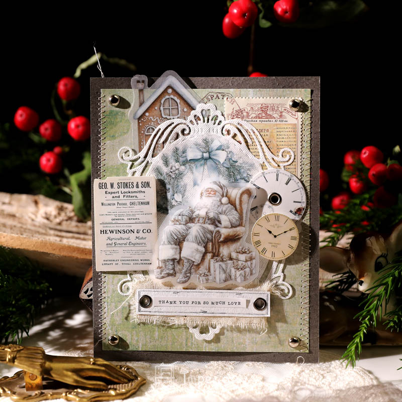Bilo White Christmas Vellum Stickers