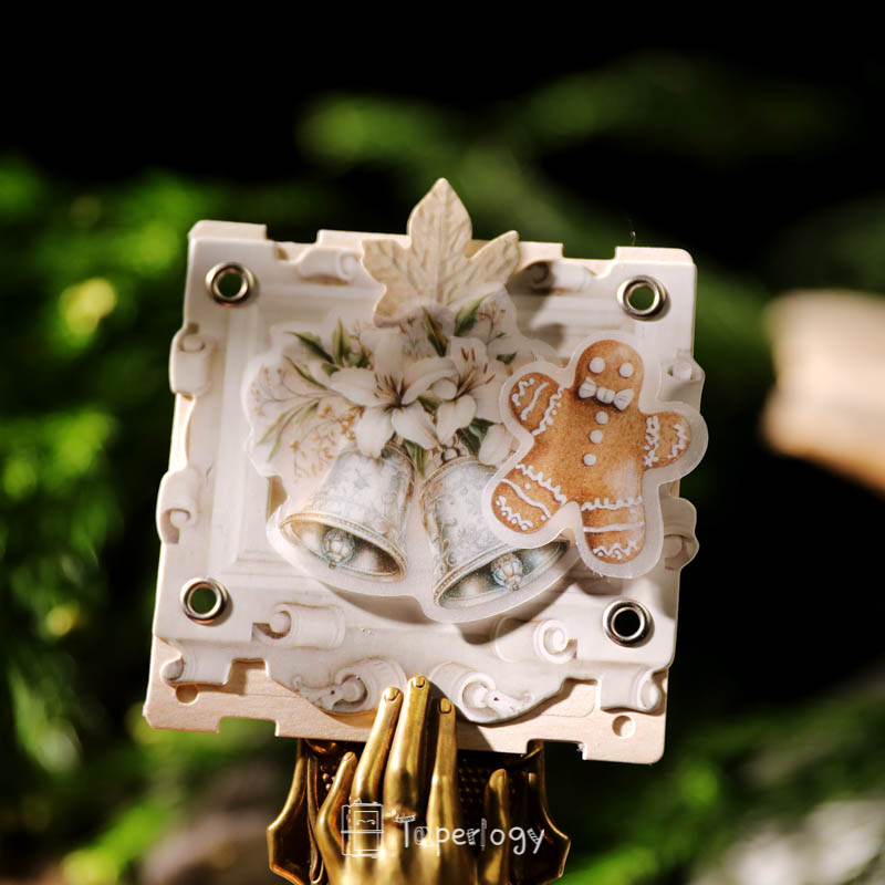 Bilo White Christmas Vellum Stickers