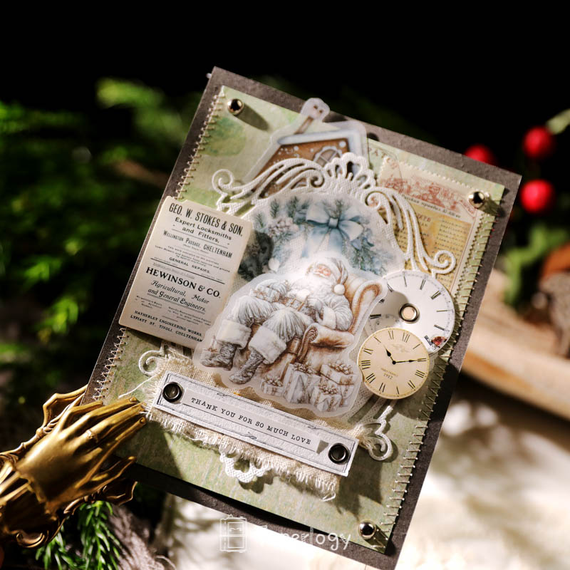 Bilo White Christmas Vellum Stickers