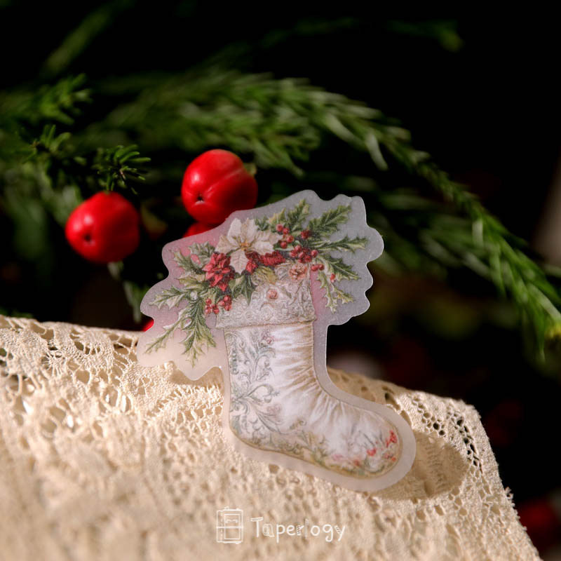 Bilo White Christmas Vellum Stickers