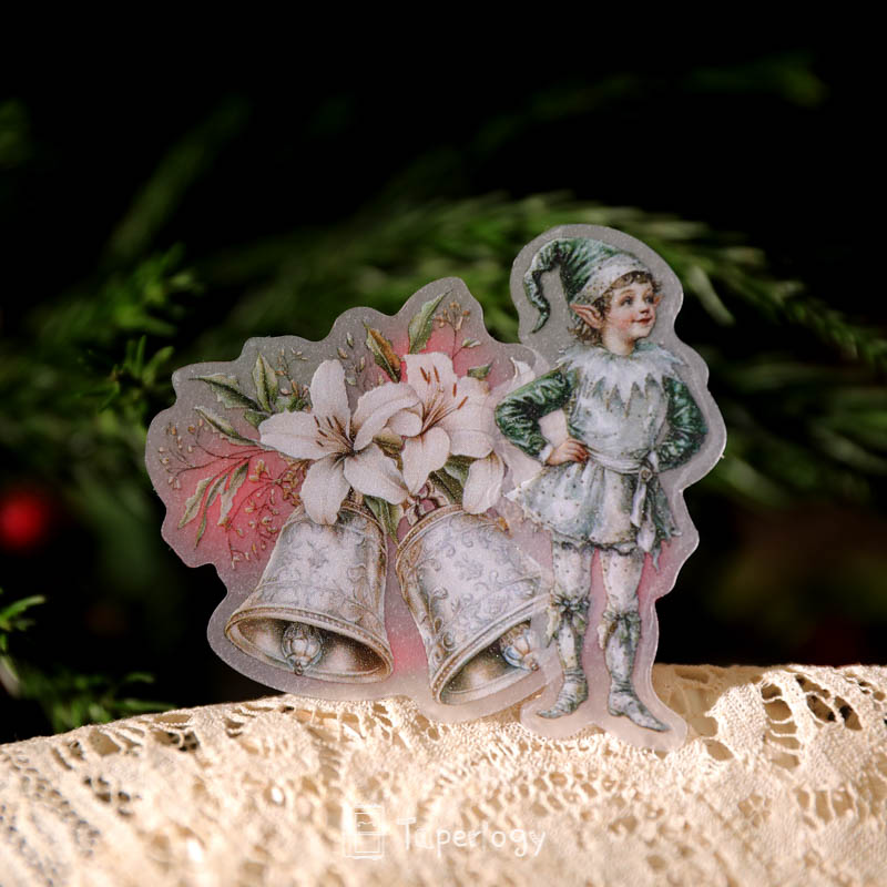 Bilo White Christmas Vellum Stickers