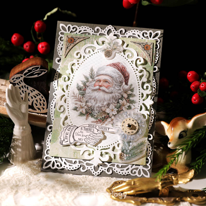 Bilo White Christmas Vellum Stickers