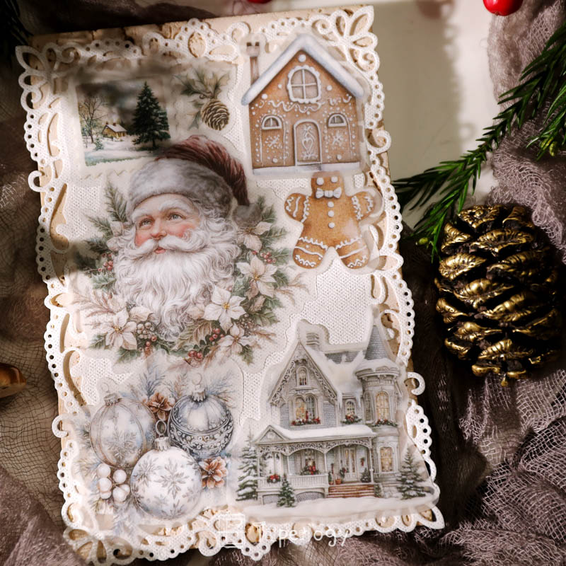 Bilo White Christmas Vellum Stickers