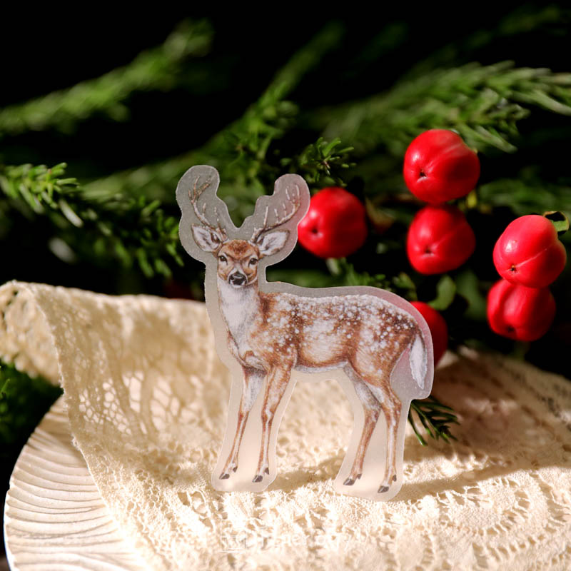 Bilo White Christmas Vellum Stickers