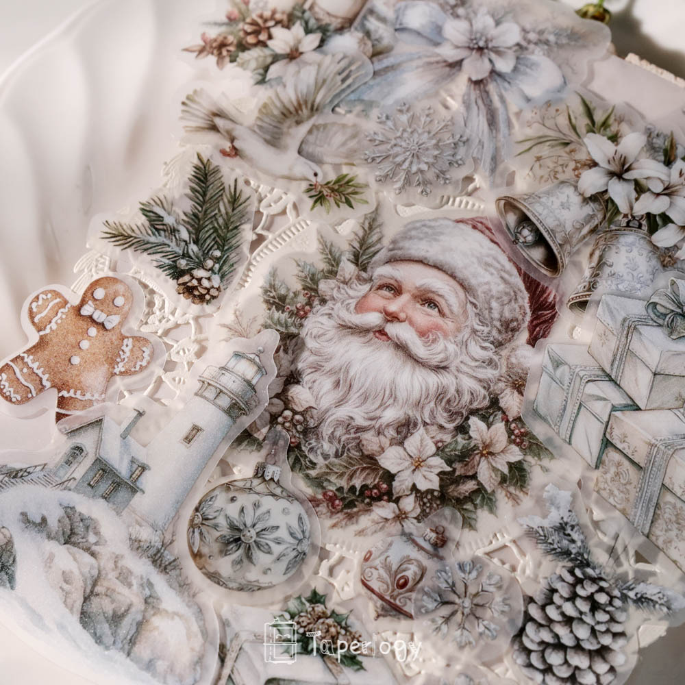Bilo White Christmas Vellum Stickers