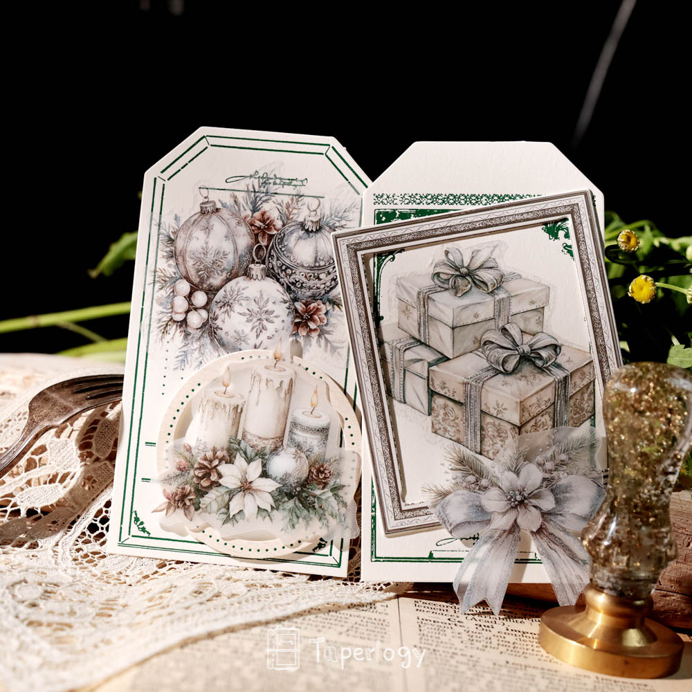 Bilo White Christmas Vellum Stickers