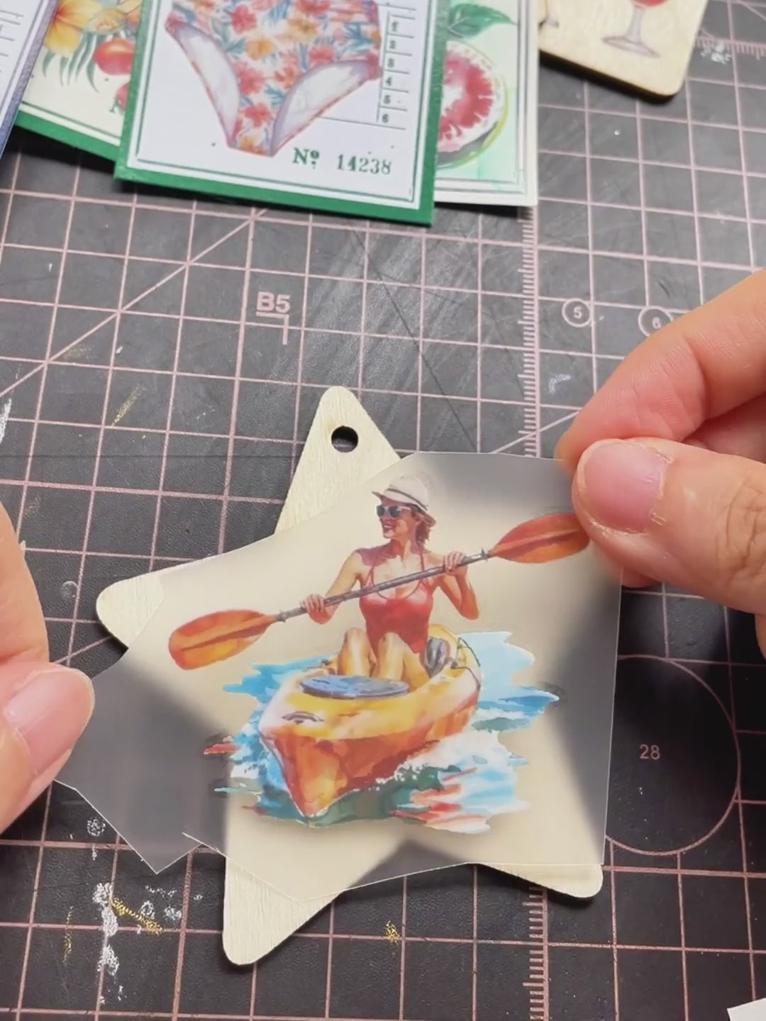 Soli Summer Vacation Rub-on Stickers