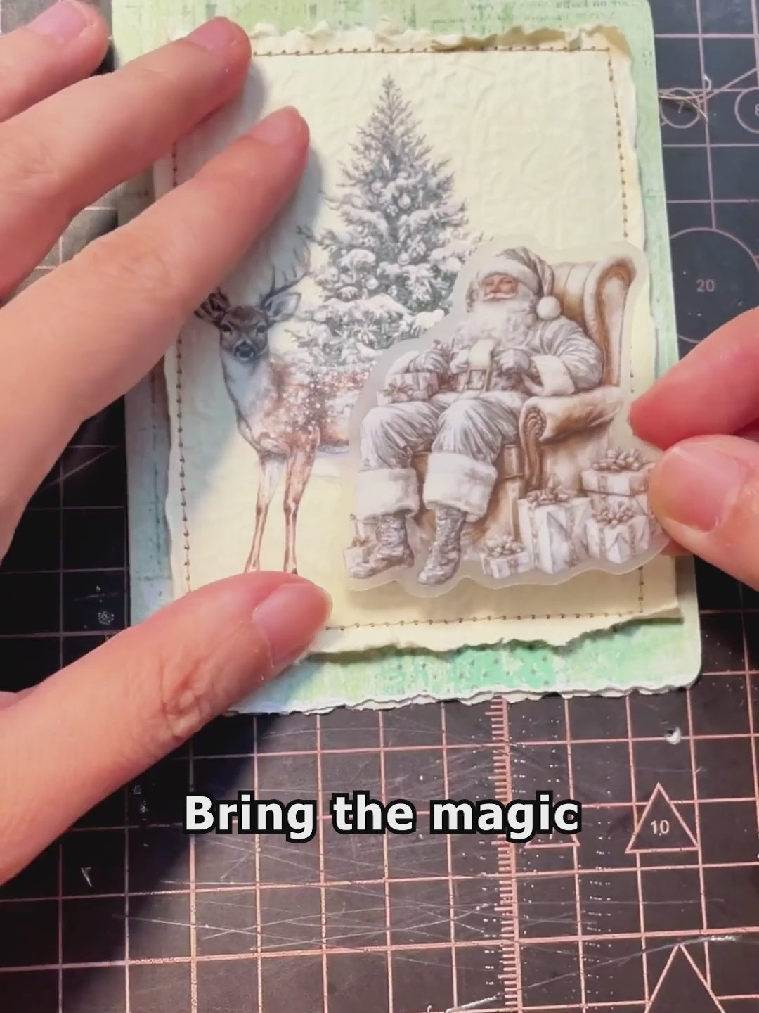 Bilo White Christmas Vellum Stickers