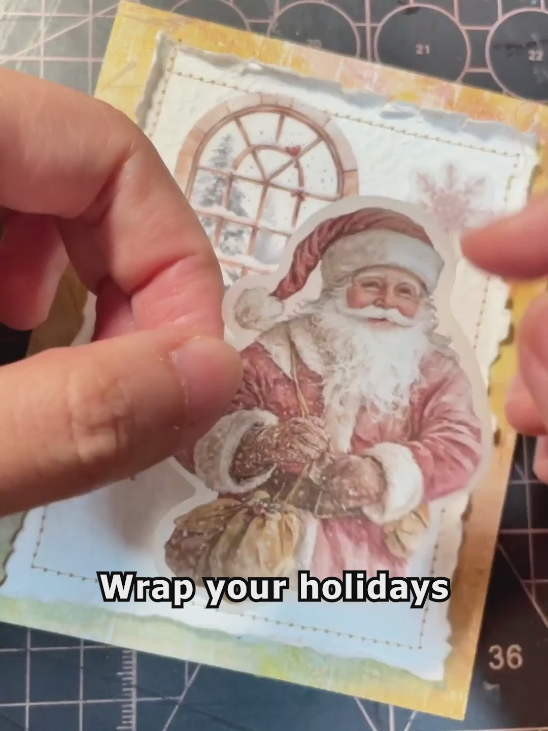 Pilo Rosy Christmas Vellum Stickers