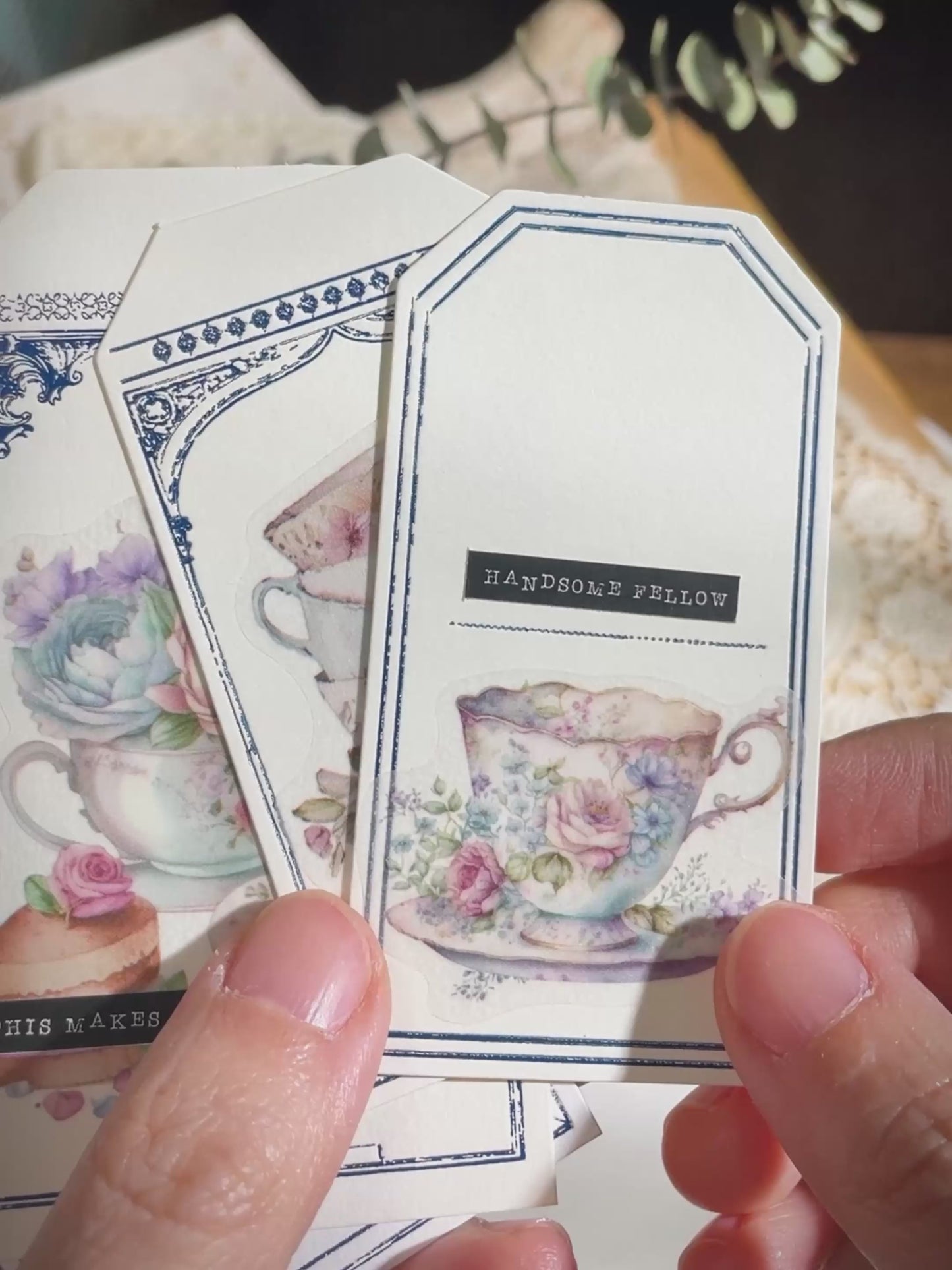 Wulo Afternoon Tea Vellum Stickers