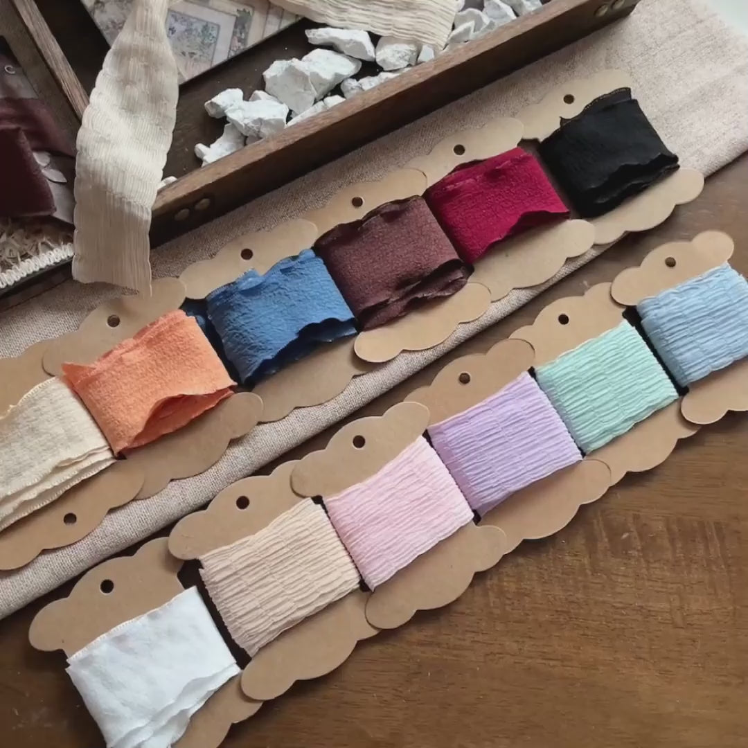 Zoze Textured Fabric Ribbon Pack
