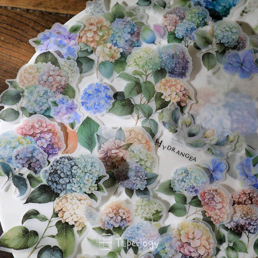 Ziya Hydrangea Vellum Stickers