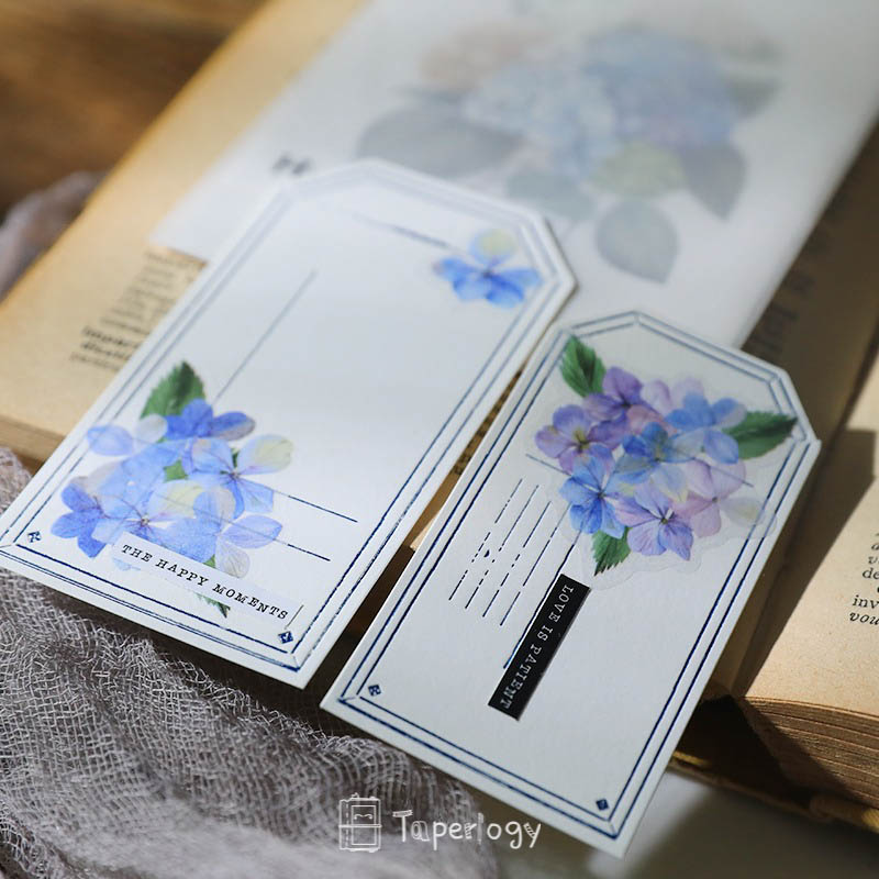 Ziya Hydrangea Vellum Stickers