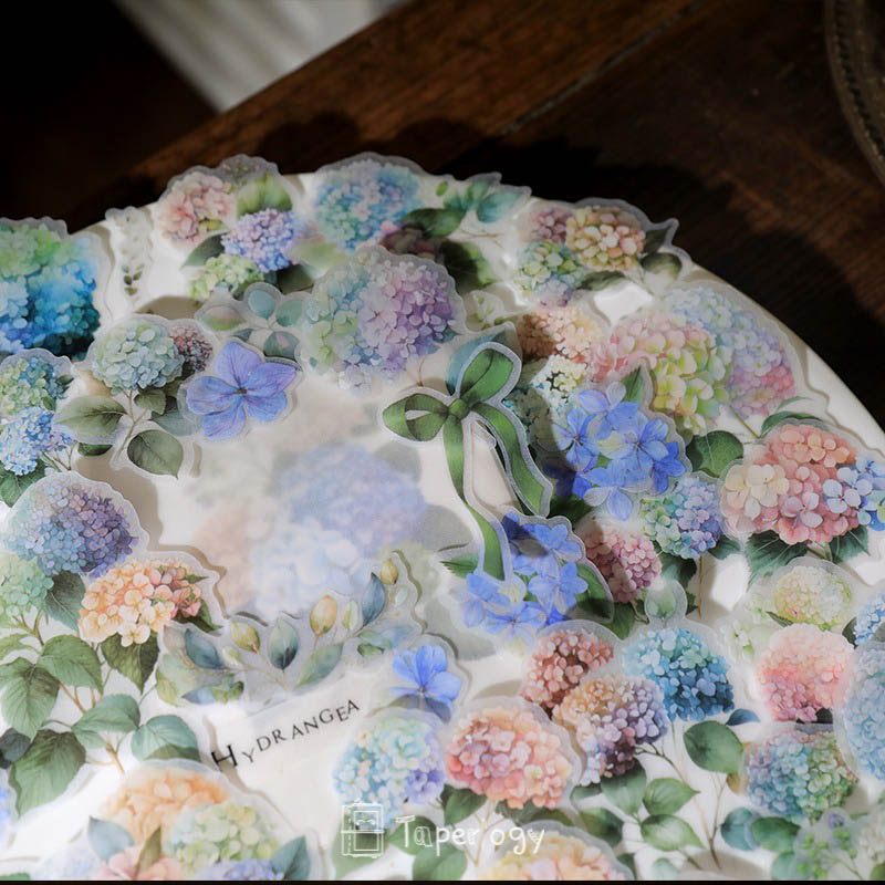 Ziya Hydrangea Vellum Stickers