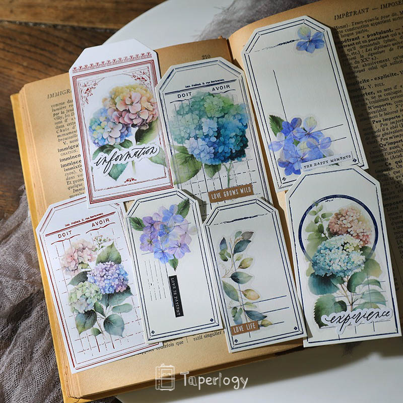 Ziya Hydrangea Vellum Stickers