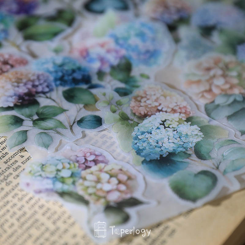 Ziya Hydrangea Vellum Stickers