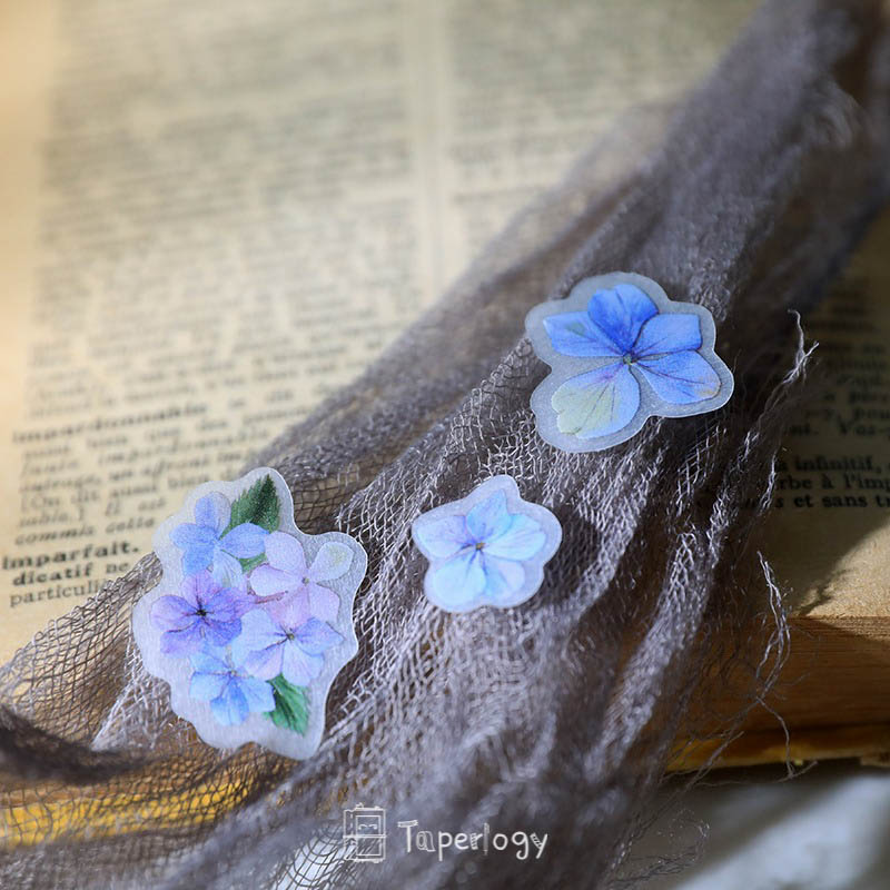 Ziya Hydrangea Vellum Stickers