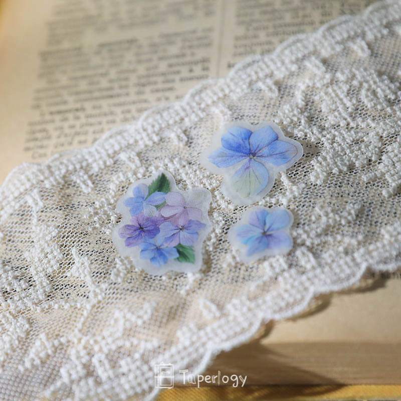Ziya Hydrangea Vellum Stickers