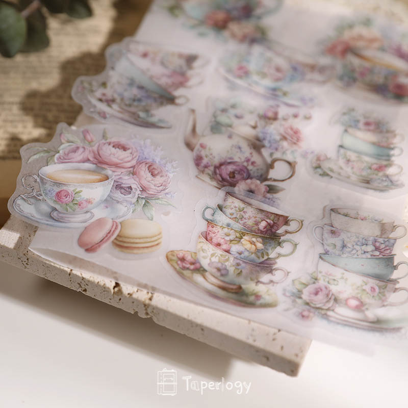 Wulo Afternoon Tea Vellum Stickers