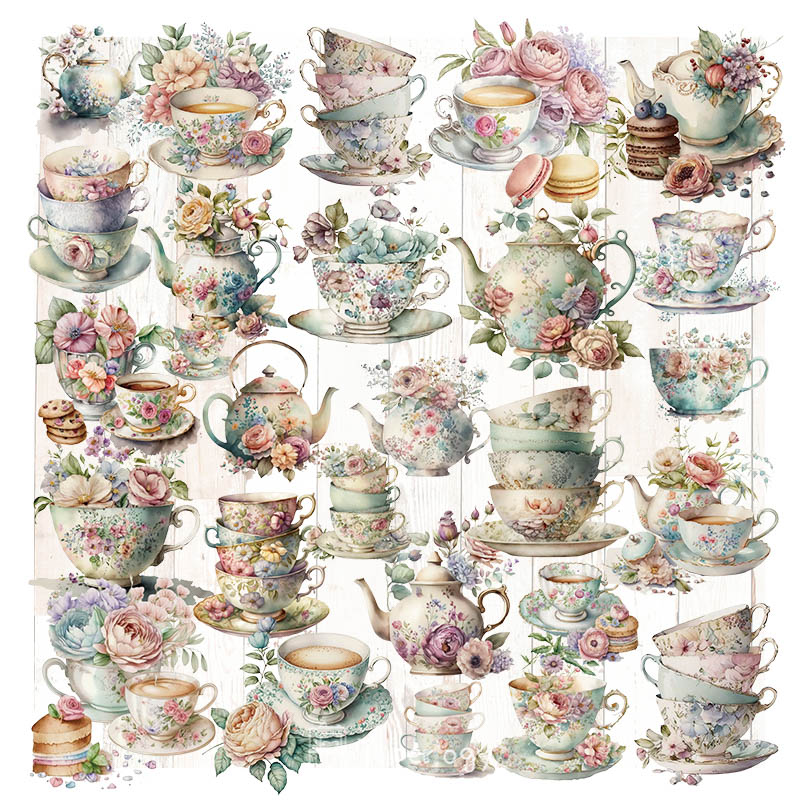 Wulo Afternoon Tea Vellum Stickers