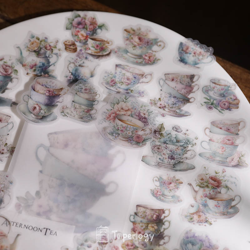 Wulo Afternoon Tea Vellum Stickers