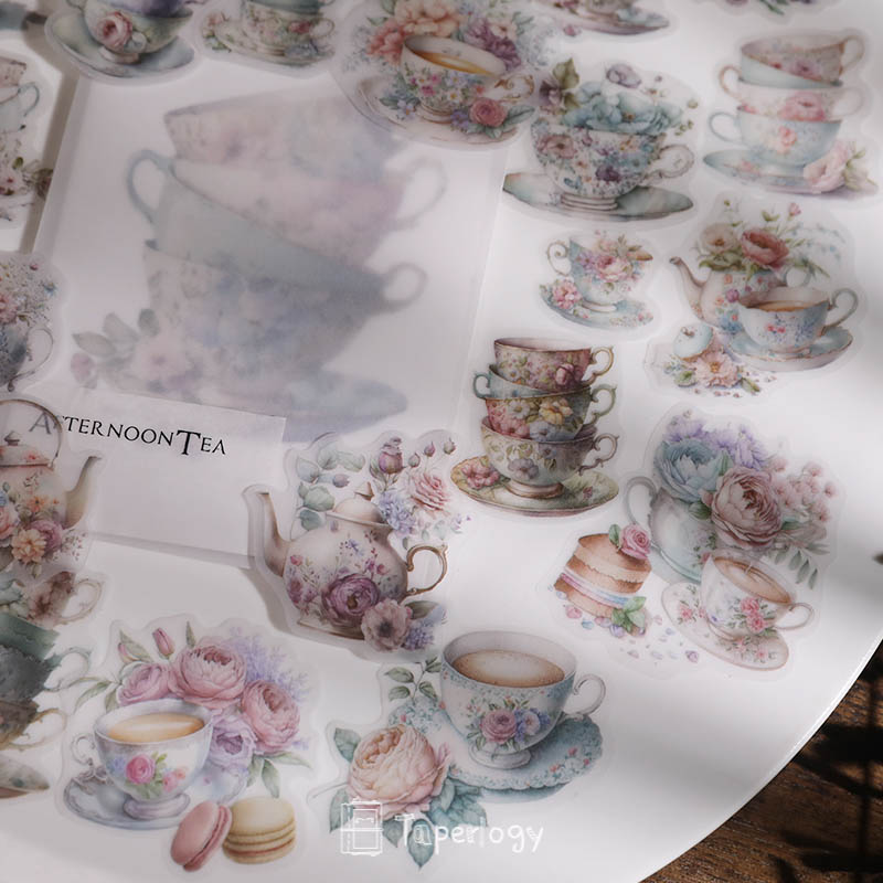 Wulo Afternoon Tea Vellum Stickers