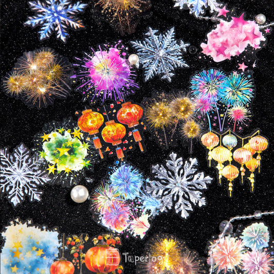 Yafo Firework Dreams PET Sticker Collection